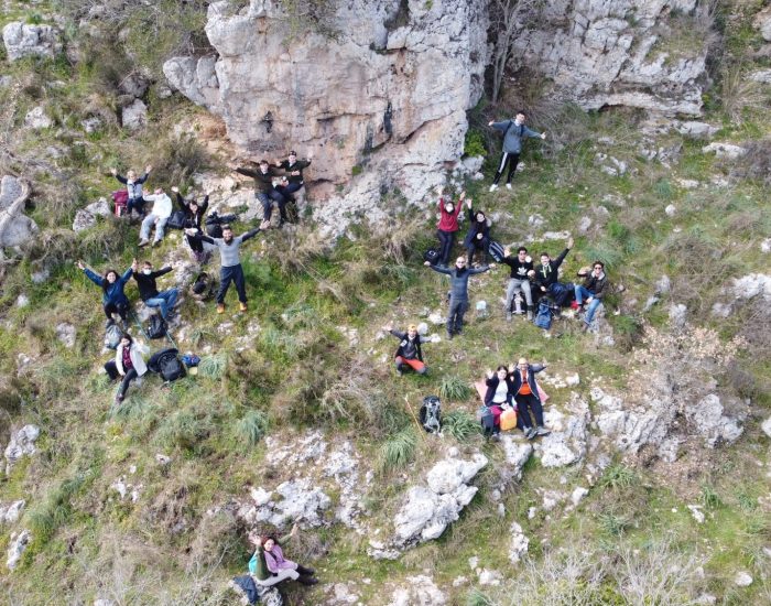 Foto aerea nei pressi di Lama delle grotte